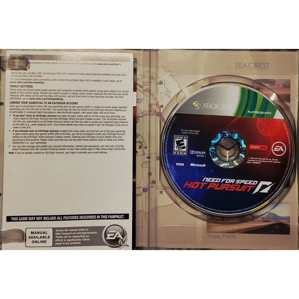 Need for Speed Hot Pursuit - Microsoft Xbox 360 Tested And Works